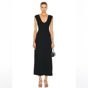 LESET Rio V Neck Maxi Dress